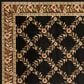Safavieh Lyndhurst 6"7" x 9"6" Black and Brown Area Rug, , large
