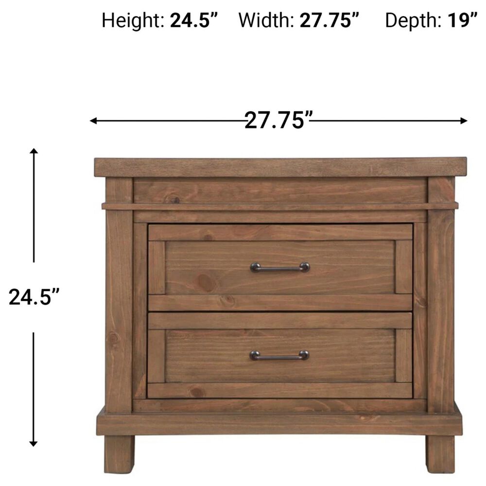 Baby Appleseed Rowan 2-Drawer Nightstand in Sandwash, , large