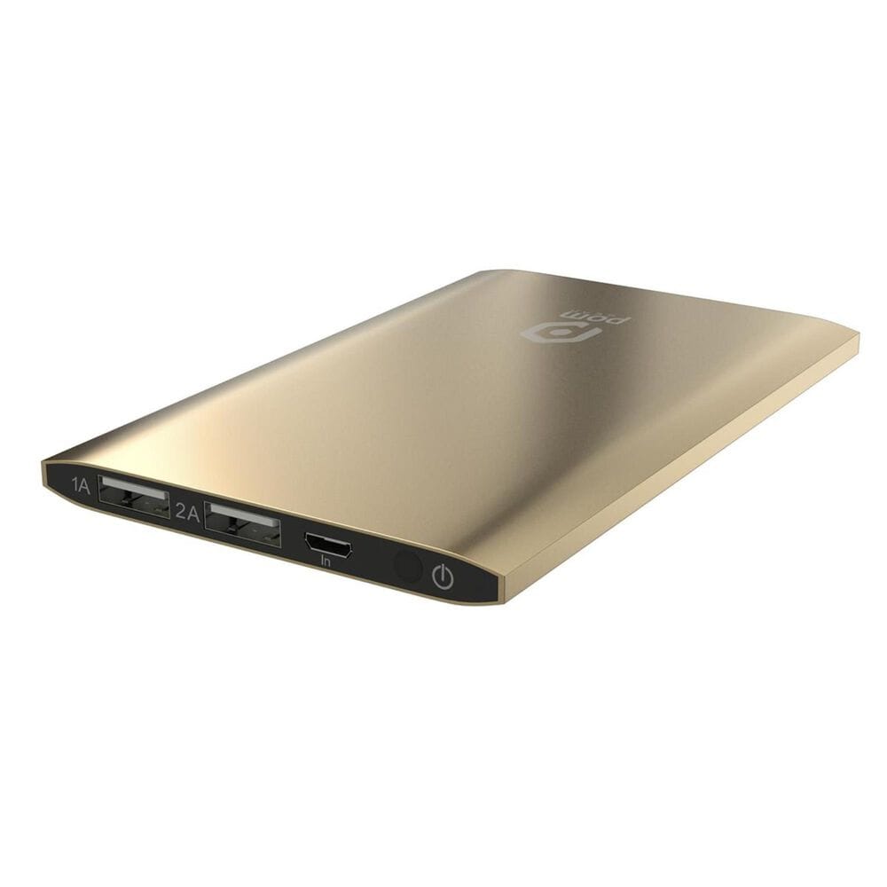 Pom Gear 5000mah Power2go Power Bank in Gold, , large