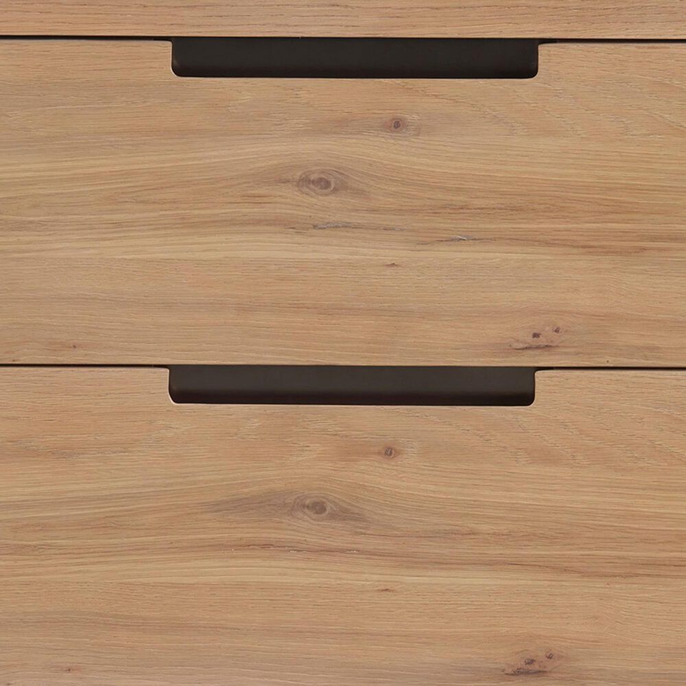 Universal Furniture Modern Walker 30" 2-Drawer Nightstand in Organic Natural Oak, , large