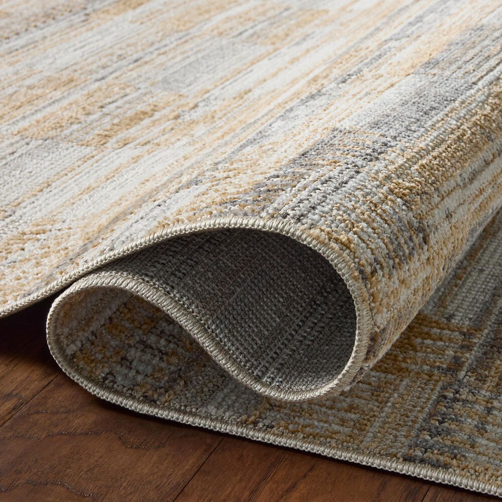 Loloi Roxie Granite and Gold 2'7" x 15' Runner, , large