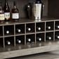 Imperial International Aurora Wine Cabinet in Stone Grey and Black, , large