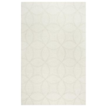 RIZZY Harmony Geometric 5" x 7"6" Ivory Area Rug, , large