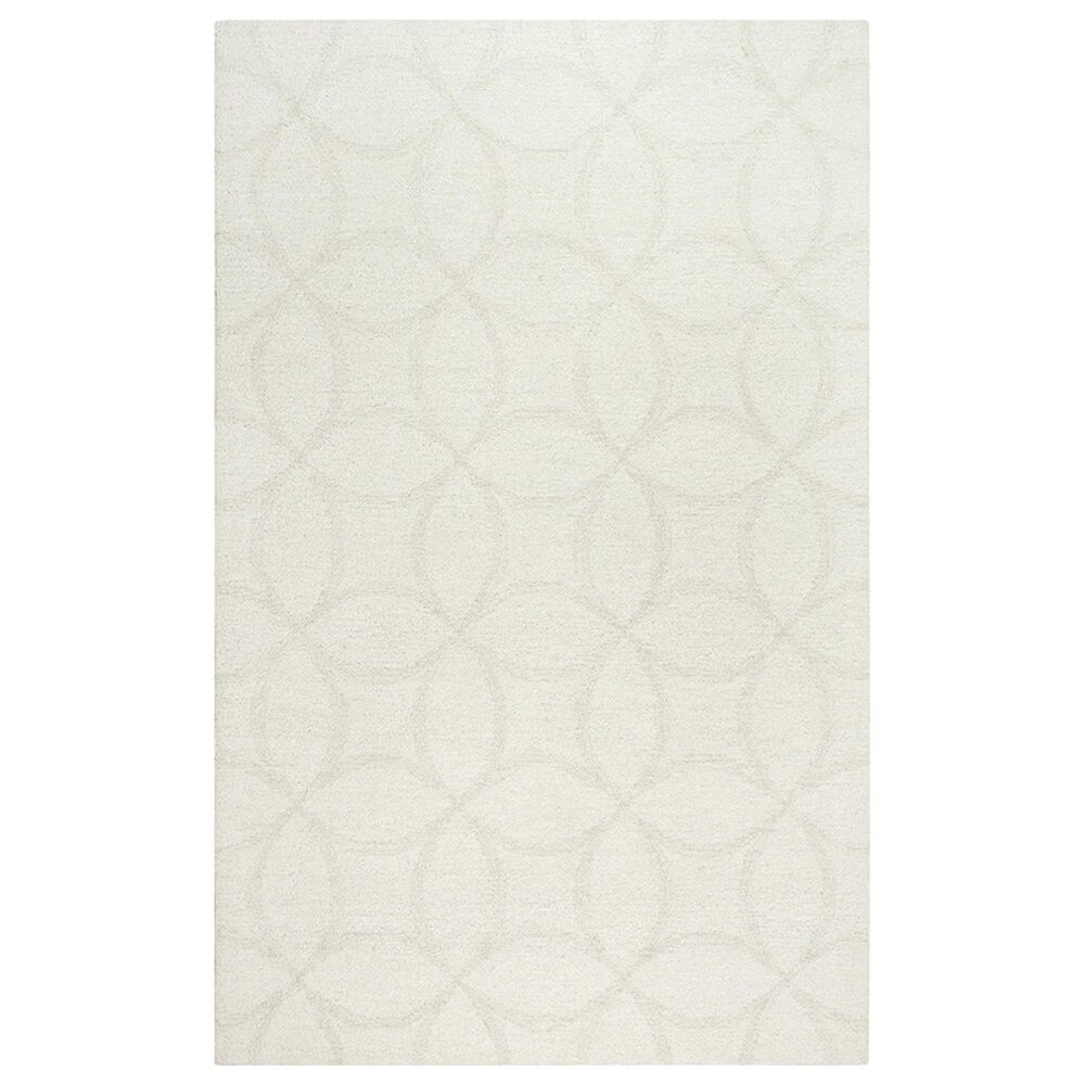 RIZZY Harmony Geometric 5" x 7"6" Ivory Area Rug, , large