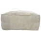 Maple and Jade 35" Low Profile Square Stuffed Pouf in Gray, , large
