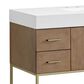 37B Mauri 48" Single Bathroom Vanity with Metal Base in Walnut Drift with High-Profile 4" White Composite Stone Top, , large