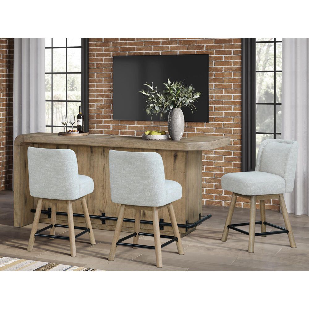 Sterling Timber Pagosa Swivel Counter Stool in English Knotty Oak, , large