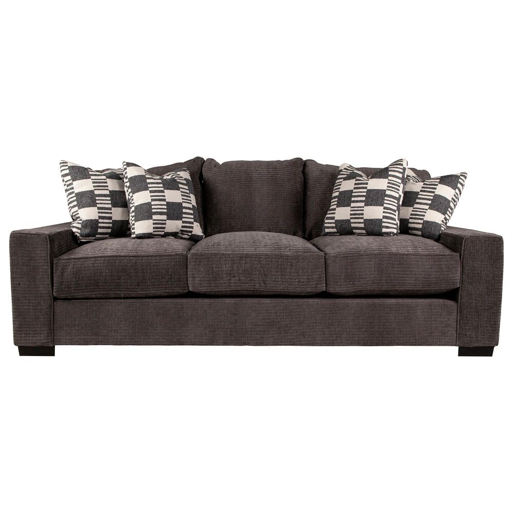 Michael Nicholas Designs Troy Stationary Sofa in Lift Charcoal, , large
