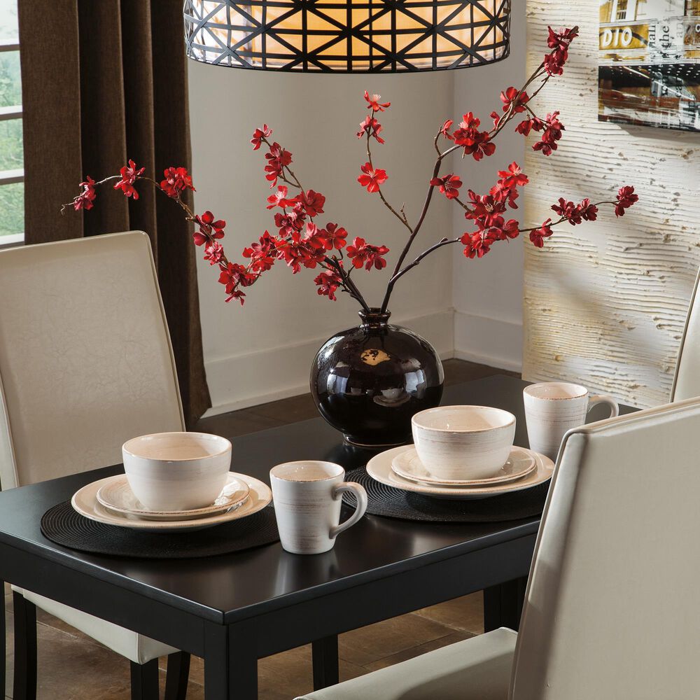 Ashley Kimonte Dining Table in Dark Brown - Table Only, , large