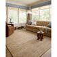 Chris Loves Julia x Loloi Judy 7"9" x 9"9" Natural and Cream Area Rug, , large