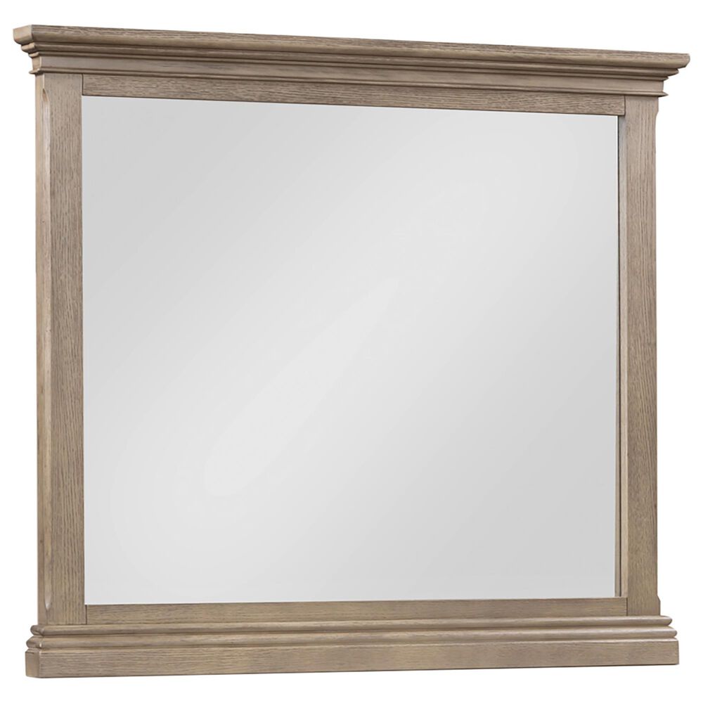 Riva Ridge Oxford Landscape Mirror in Tan, , large