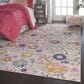 Nourison Passion PSN01 5"3" x 7"3" Silver Area Rug, , large
