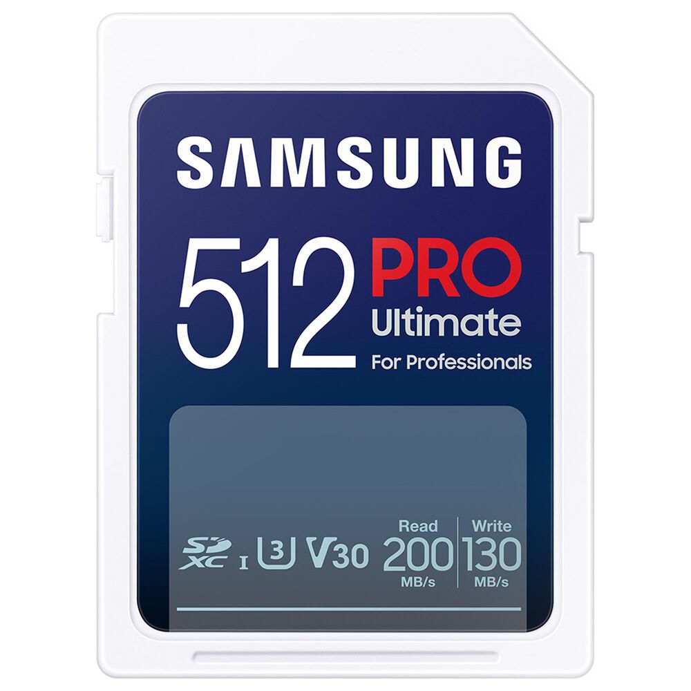 Samsung 512GB PRO Ultimate Full Size SDXC Memory Card, , large