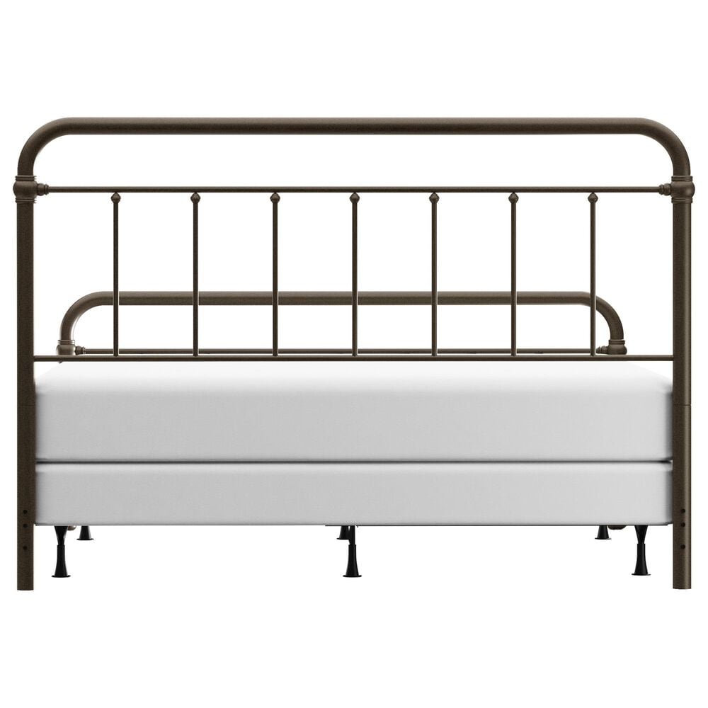 Richlands Furniture Kirkland King Slat Metal Bed in Dark Bronze, , large