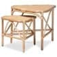 Baxton Studio Jayden 2-Piece Nesting End Table Set in Natural Brown, , large