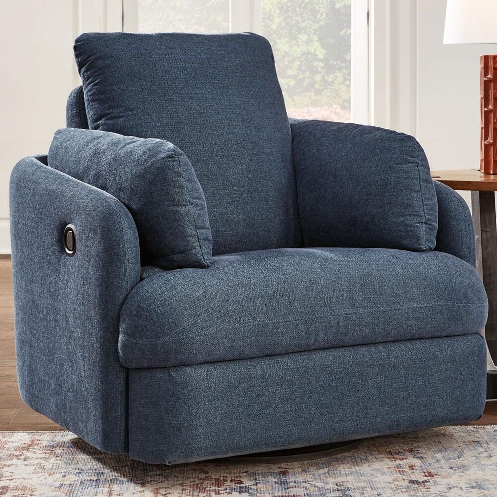 Ashley Modmax Swivel Glider Recliner in Ink, , large