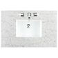 James Martin Vanities Amberly 48" Single Bathroom Vanity in Walnut with 3 cm Eternal Jasmine Pearl Quartz Top and Rectangular Sink, , large