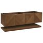 James Martin Vanities Marcello 72" Wall Mounted Double Bathroom Vanity in Chestnut with 3 cm Lime Delight Quartz Top and Rectangular Sinks, , large
