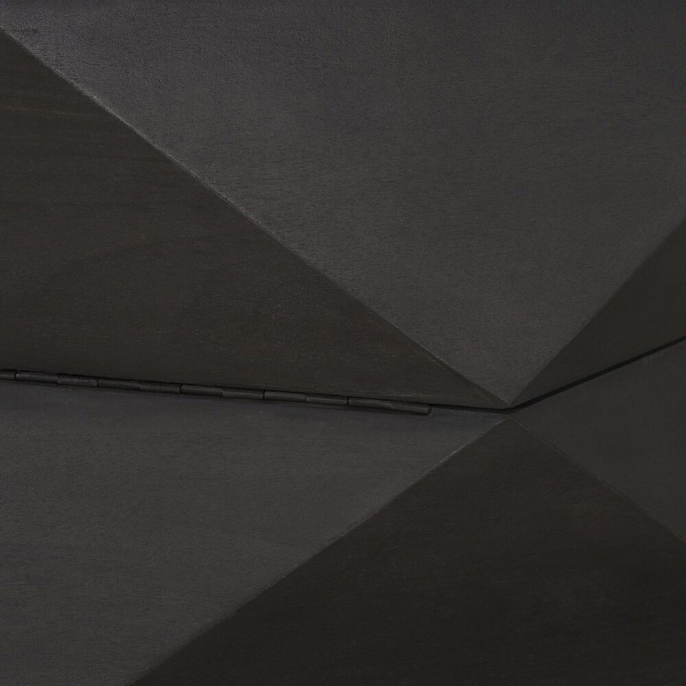 Mercana Arreto 36" Hexagon Coffee Table in Black, , large