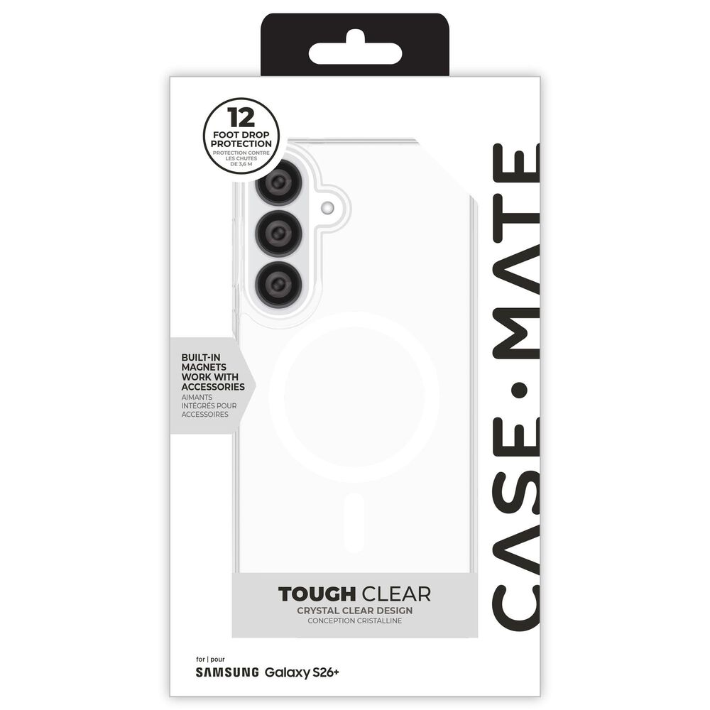 Case-Mate Tough Case with Magnet for Samsung Galaxy S26 Plus in Clear, , large