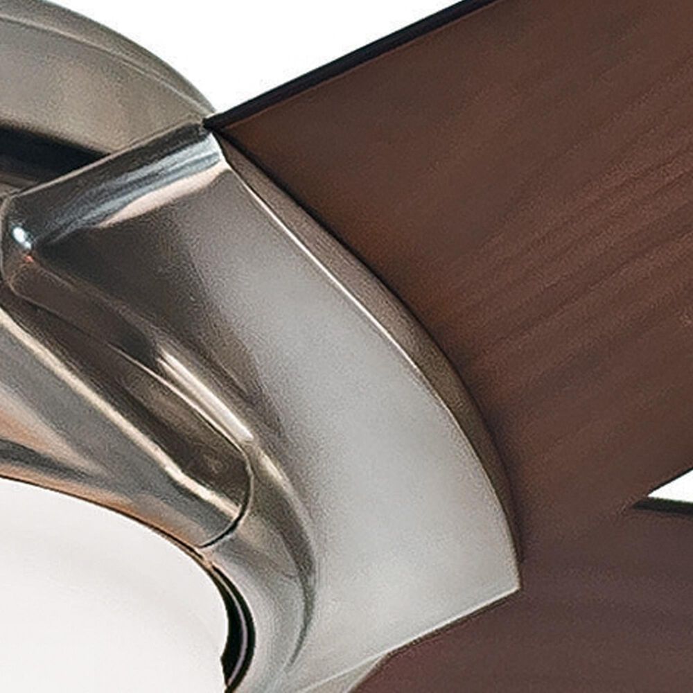 Hunter Stealth DC 54&quot; Ceiling Fan with LED Light in Brushed Nickel, , large