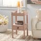 Safavieh Darlyn One Drawer Accent Table in Pink, , large