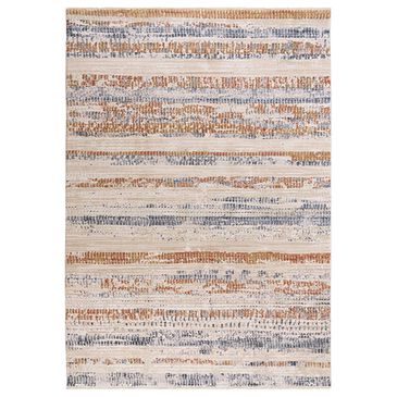 RIZZY Iconic ICO763 3"11" x 5"6" Neutral, Red and Blue Area Rug, , large