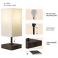 Timberlake LED Desk Lamp with USB Charging Port in Dark Brown, , large
