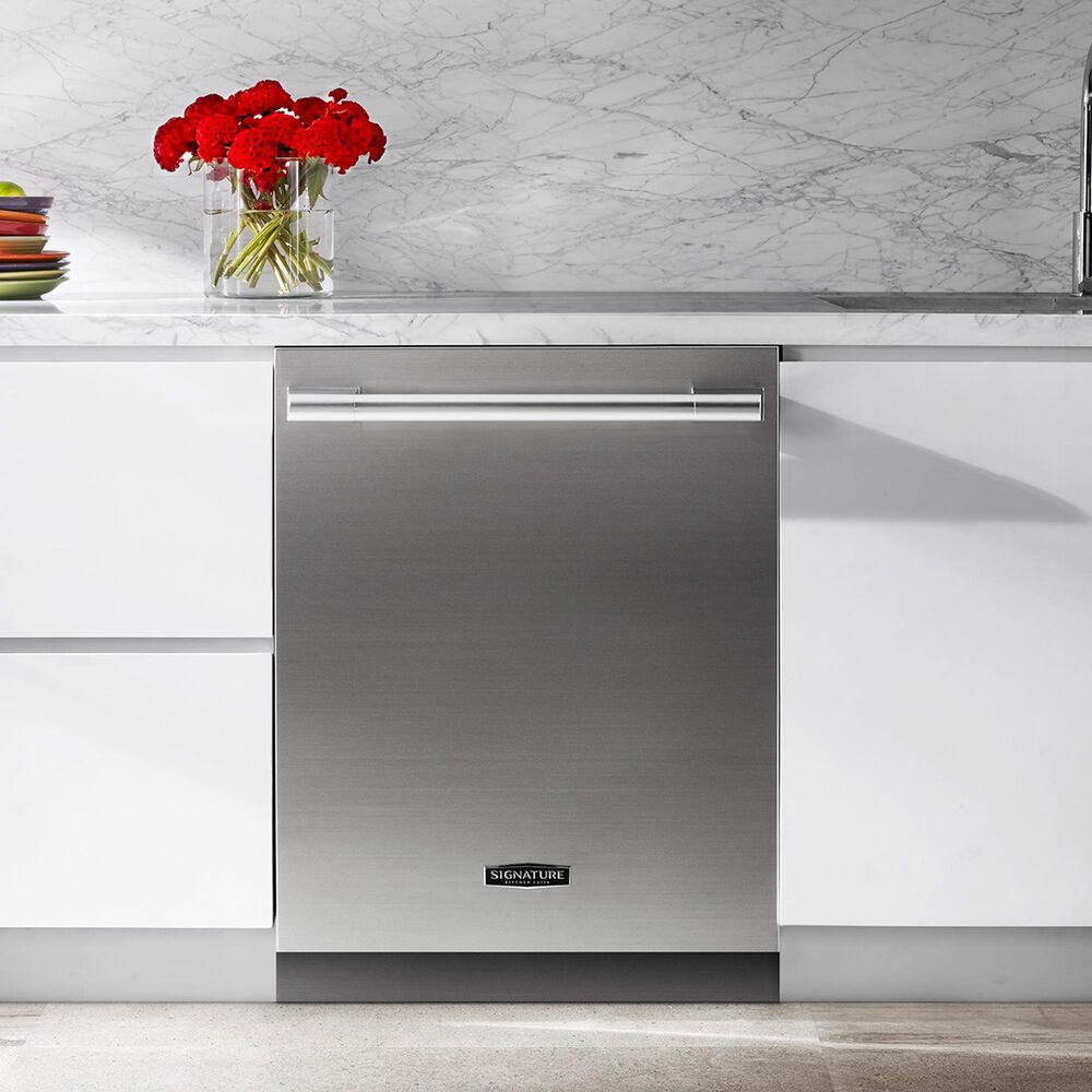 Signature Kitchen Suite 3-Piece Kitchen Package with Microwave Oven and Pro PowerSteam Dishwasher in Stainless Steel, , large