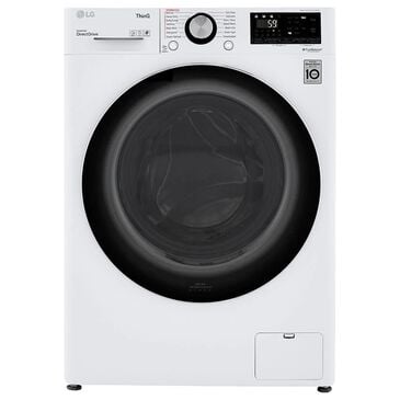 LG 2.4 Cu.Ft. Smart Wi-fi Enabled Compact Front Load All-In-One Washer and Dryer Combo in White, , large