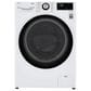 LG 2.4 Cu.Ft. Smart Wi-fi Enabled Compact Front Load All-In-One Washer and Dryer Combo in White, , large