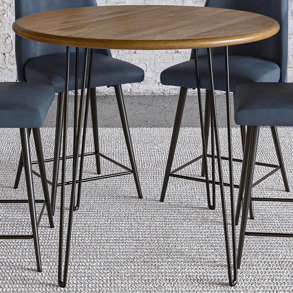 Waltham Urban Archive Brennan Counter Height Table in Golden and Black - Table Only, , large
