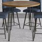 Waltham Urban Archive Brennan Counter Height Table in Golden and Black - Table Only, , large
