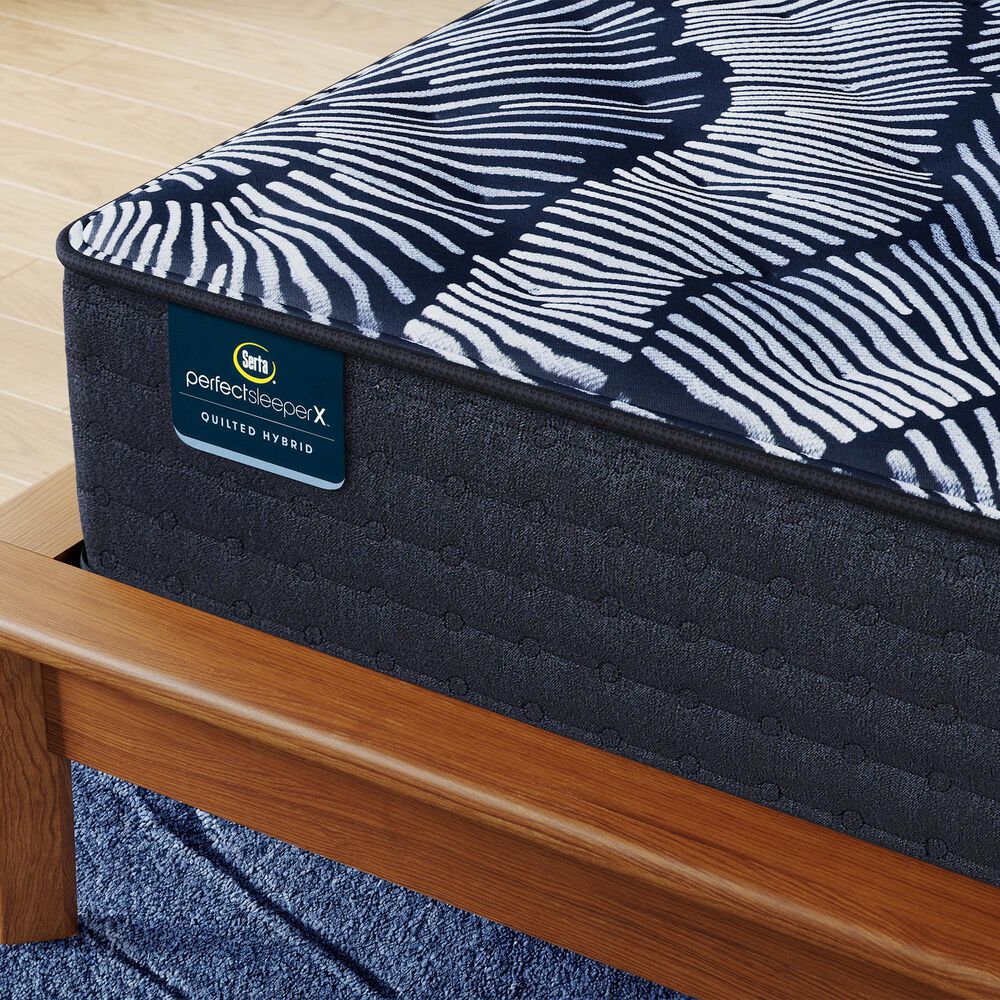 Serta Perfect Sleeper X Level One Knox Quilted Hybrid Plush Twin XL Mattress, , large