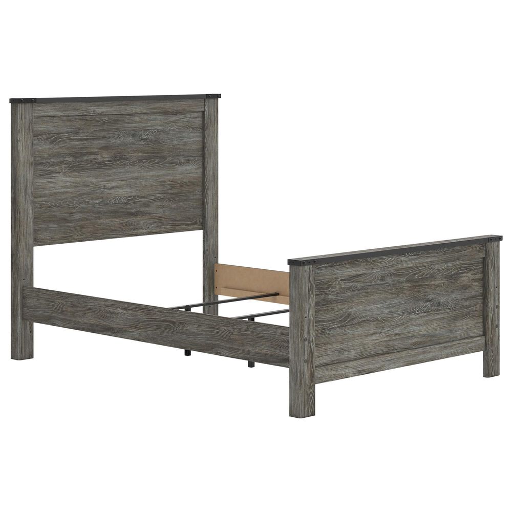 Ashley Frandern 5-Piece Full Panel Bedroom Set in Rustic Warm Gray, , large