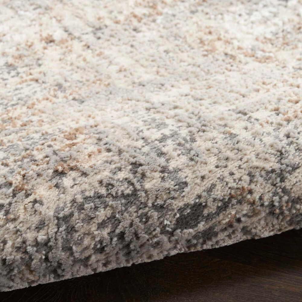 Nourison Sustainable Trends SUT04 5&#39;3&quot; x 7&#39;3&quot; Beige and Grey Area Rug, , large