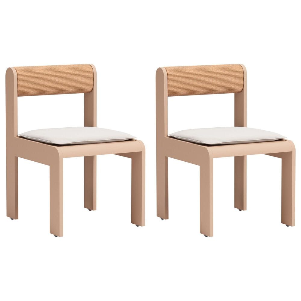 Zuo Modern Island Side Chair in White &#40;Set of 2&#41;, , large