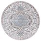 Safavieh Oregon  ORE812 6"7" Round Grey and Blue Area Rug, , large