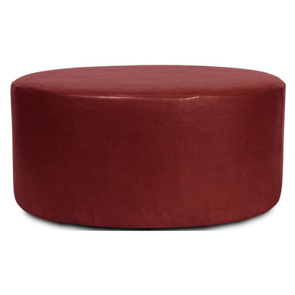 Howard Elliott Universal 36" Round Ottoman in Avanti Apple, , large