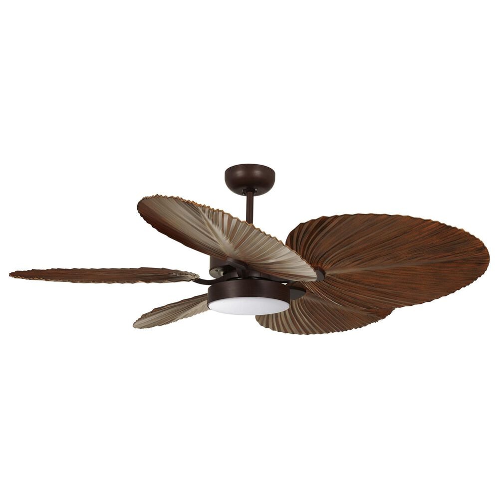 Beacon Lighting Lucci Air Bali 52" Outdoor/Indoor Ceiling Fan with Light and Remote Control in Oil Rubbed Bronze, , large
