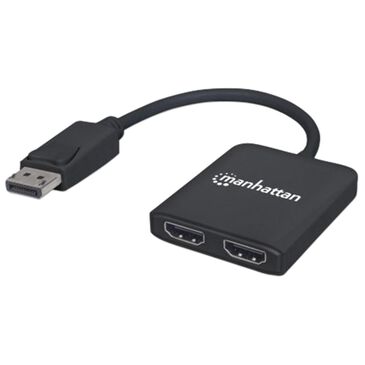 Manhattan DisplayPort to 2-Port HDMI Splitter Hub, , large
