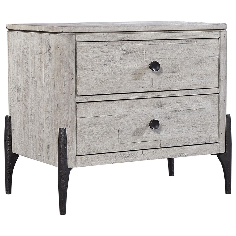 Riva Ridge Zane 2-Drawer Nightstand in Parchment, , large