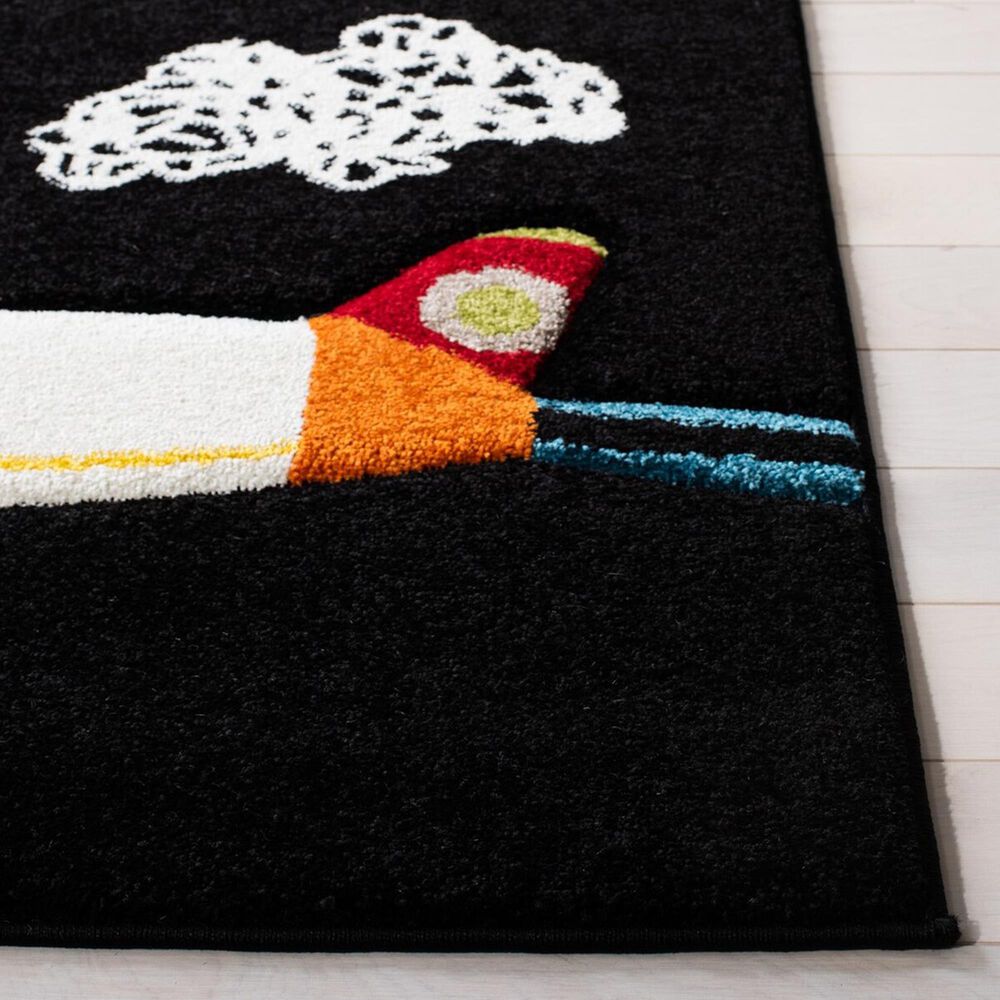 Safavieh Carousel Outer Space 8&#39; x 10&#39; Black and Ivory Kids  Area Rug, , large