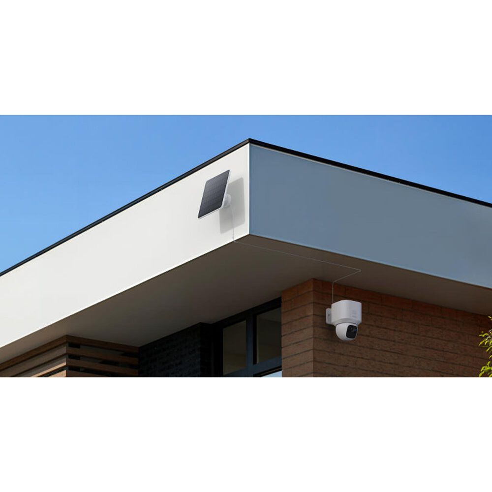 eufy E30 Outdoor SoloCam Security Camera with Solar Panel in White, , large