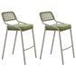 Zuo Modern Rio Patio Barstool in Green (Set of 2), , large