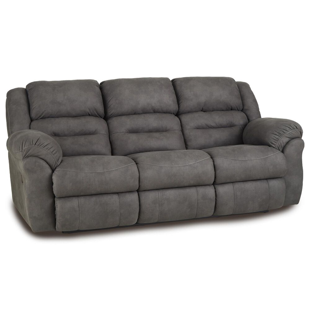 HomeStretch Gambler Manual Double Reclining Sofa in Bridgestone Dark Shadow, , large
