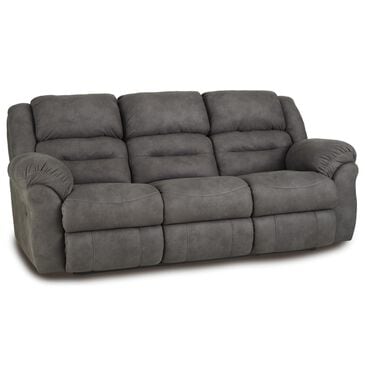 HomeStretch Gambler Manual Double Reclining Sofa in Bridgestone Dark Shadow, , large