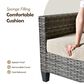 HOMLUX 8-Piece Outdoor Patio Furniture Set in Beige, , large
