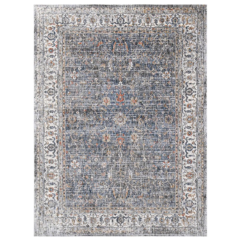Amer Rugs Vermont 7"10" x 9"10" Charcoal Area Rug, , large