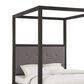 Urban Home Oxford Queen Canopy Bed in Oxford Gray, , large